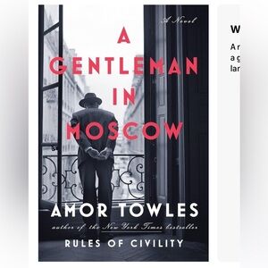 A Gentleman in Moscow: A Novel by Amor Towles (Paperback)